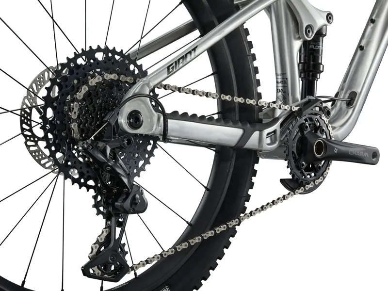 2026 Giant Faith 24 - Full Suspension Kids Mountain Bike - Raw Aluminium-3