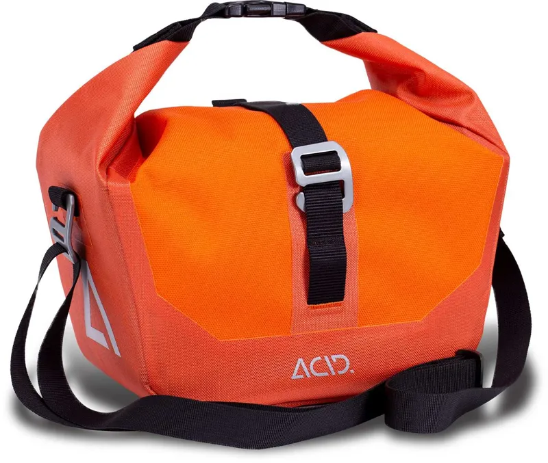 Acid FILink Front Travlr Panniers - 6 Liters - Flame Red / Black