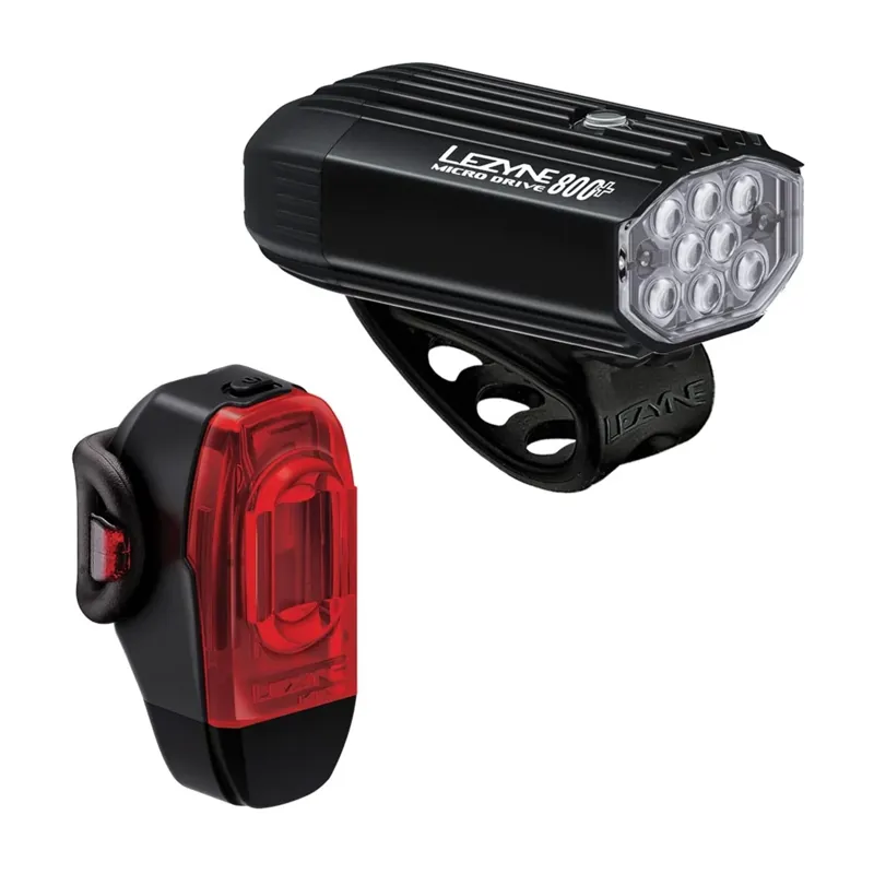 Lezyne Micro Drive 800+ / KTV Drive+ - Lightset - 800 / 40 Lumens