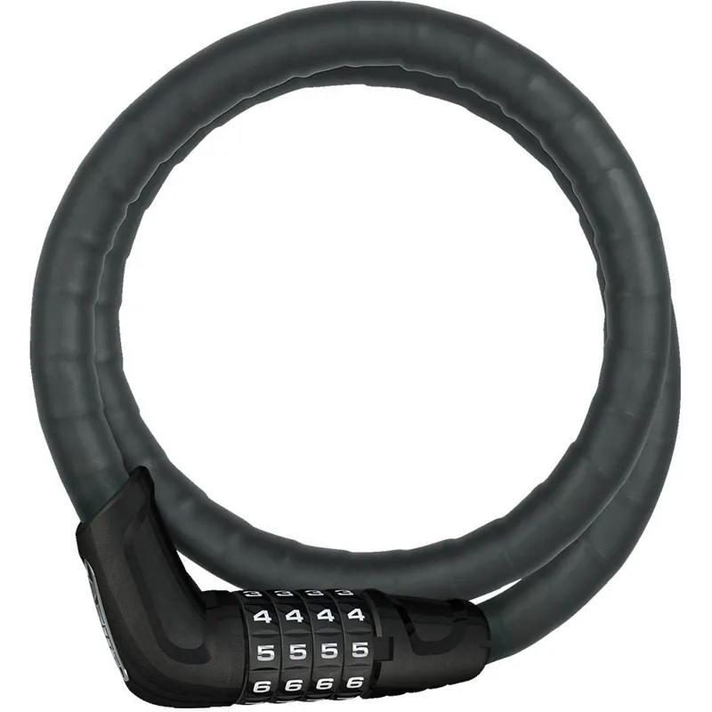ABUS 6615C Tresor Steel-O-Flex Combination Lock - 15mm/120cm - Black
