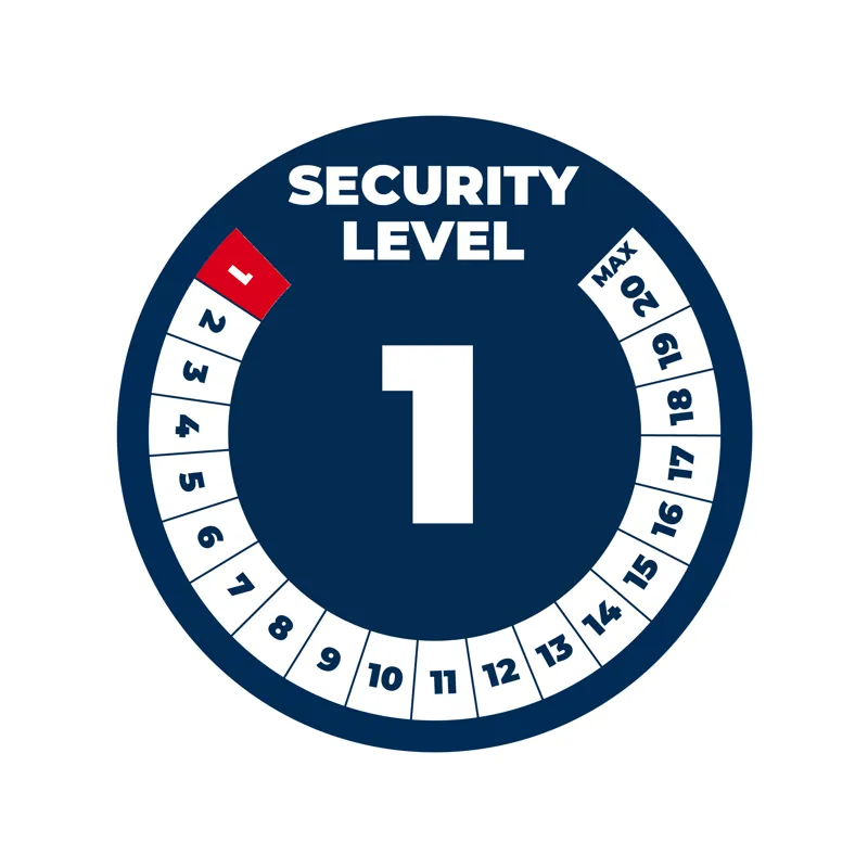 ABUS 3506C Combination Lock - 6mm/120cm - Black-1