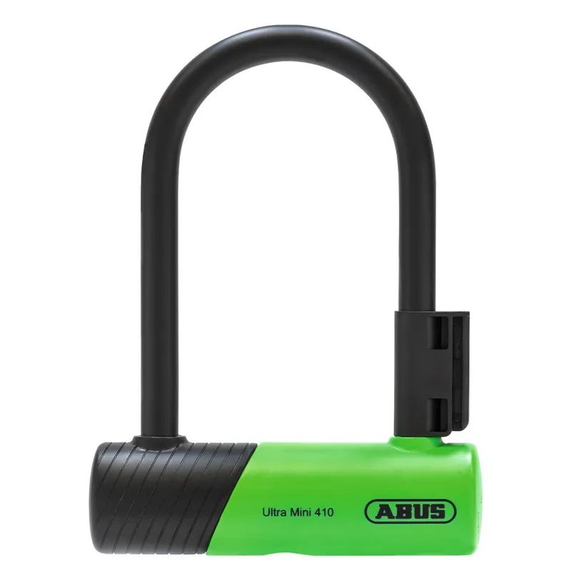 ABUS Ultra 410K D Lock - 140mm + bracket - Pedal Cycle Silver