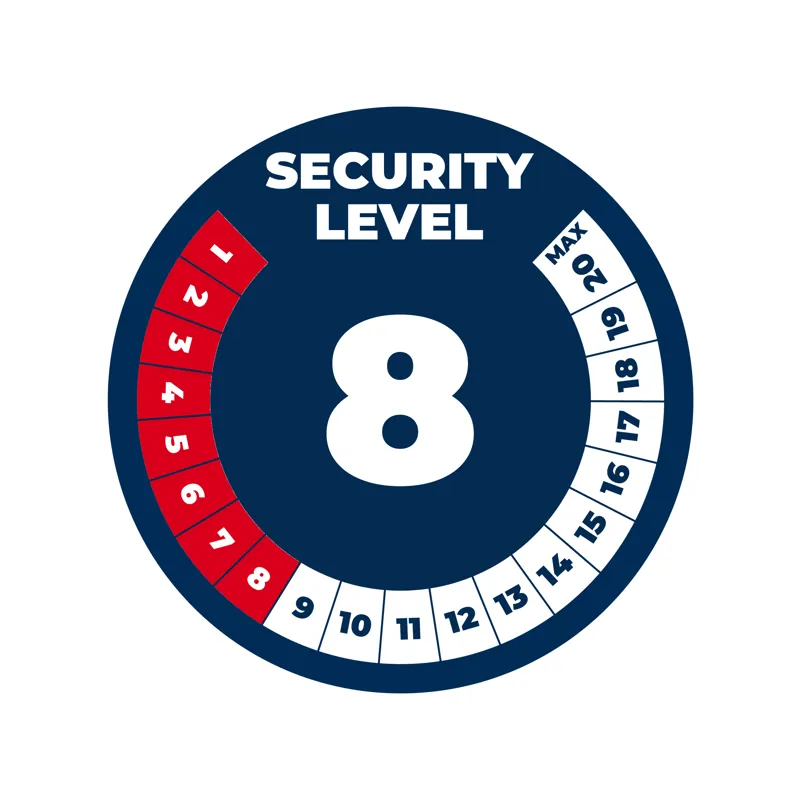 ABUS Ultra 410K D Lock - 140mm + bracket - Pedal Cycle Silver-2