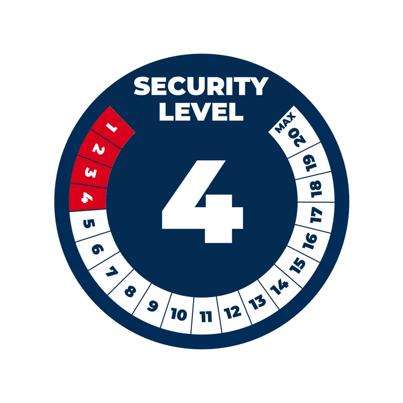 ABUS 4804K Steel-O-Chain Lock - Black-1