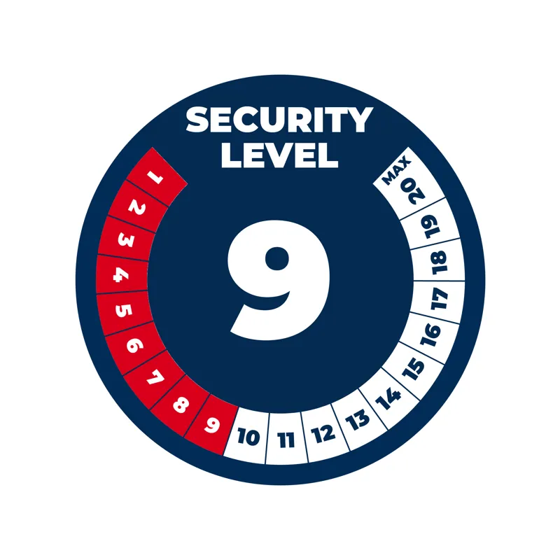 Abus 8900 Chain Lock - 9mm thick - Black-1