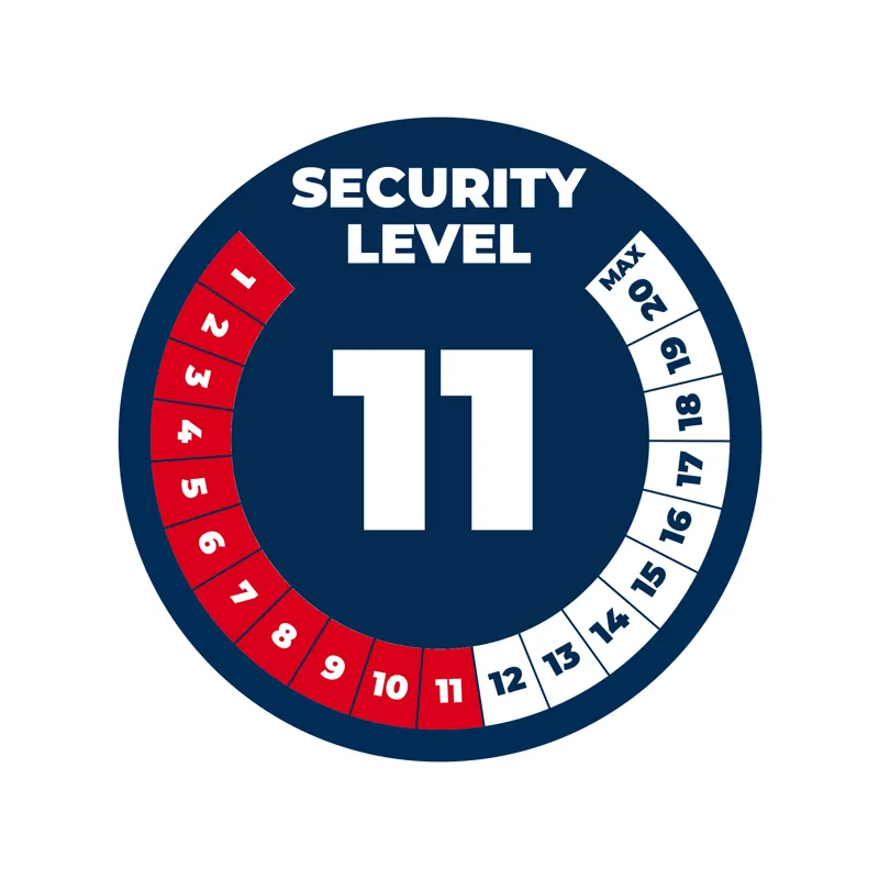 ABUS 9808K Steel-O-Chain Key Lock - 8mm - Black-1