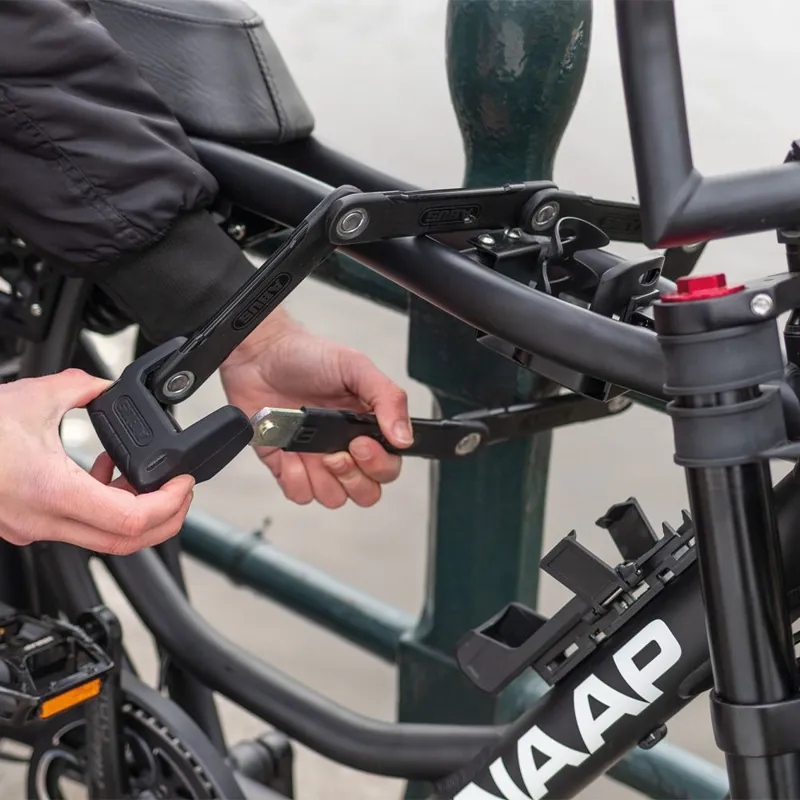 ABUS Bordo Granit 6500K Folding Locks - 90cm with SH Bracket - Pedal Cycle Gold-3