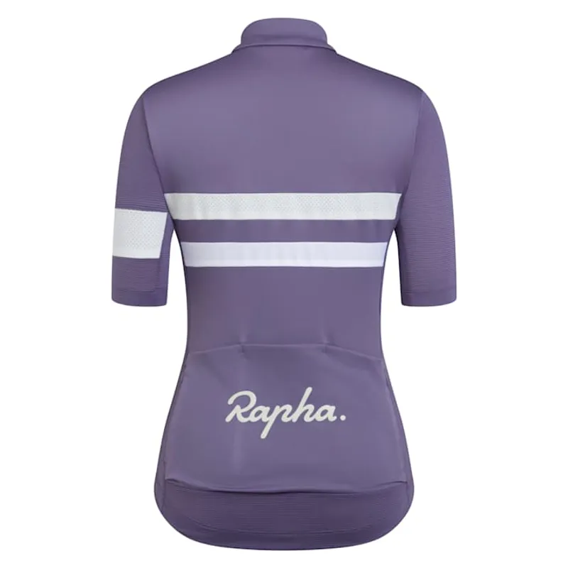 Rapha Women's Brevet Lightweight Jersey - Dusted Lilac / White-1
