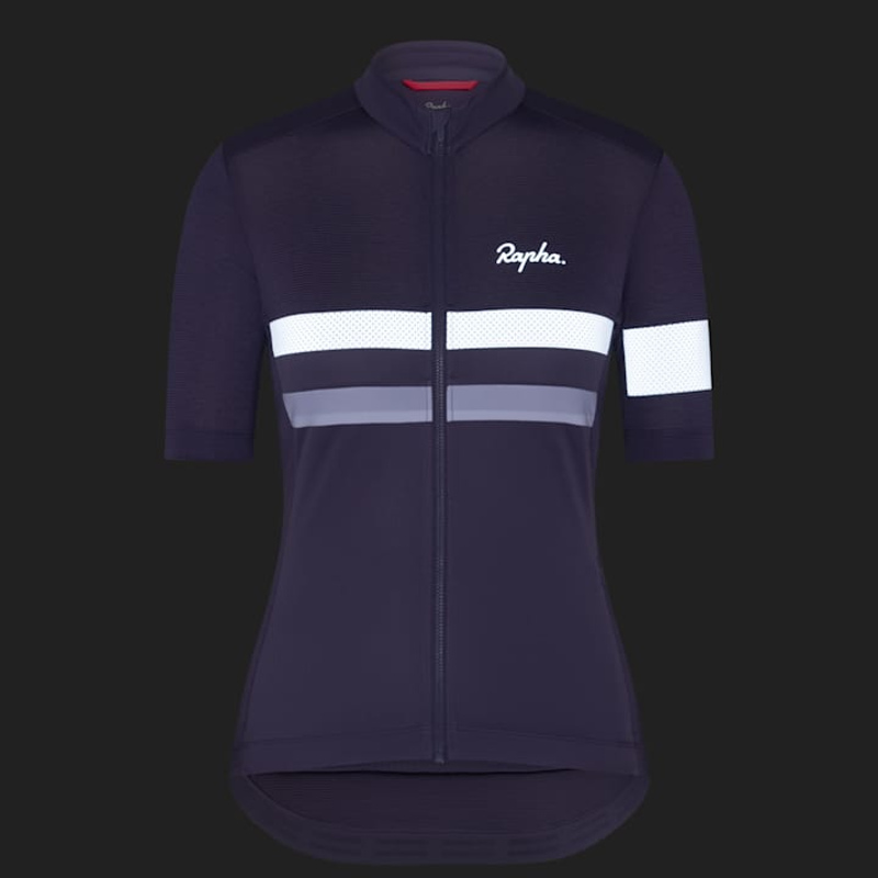 Rapha Women's Brevet Lightweight Jersey - Dusted Lilac / White-6