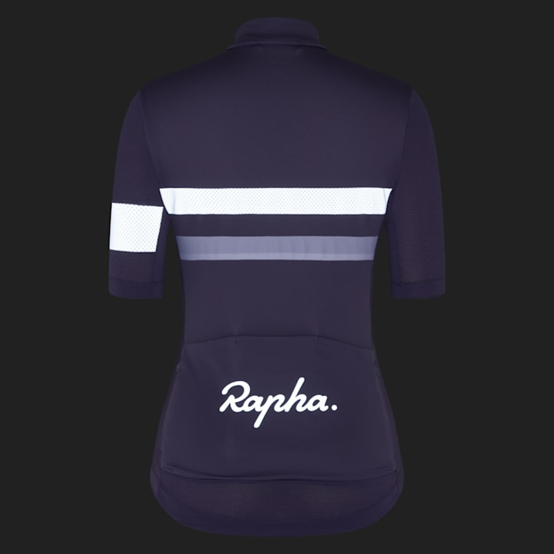 Rapha Women's Brevet Lightweight Jersey - Dusted Lilac / White-7