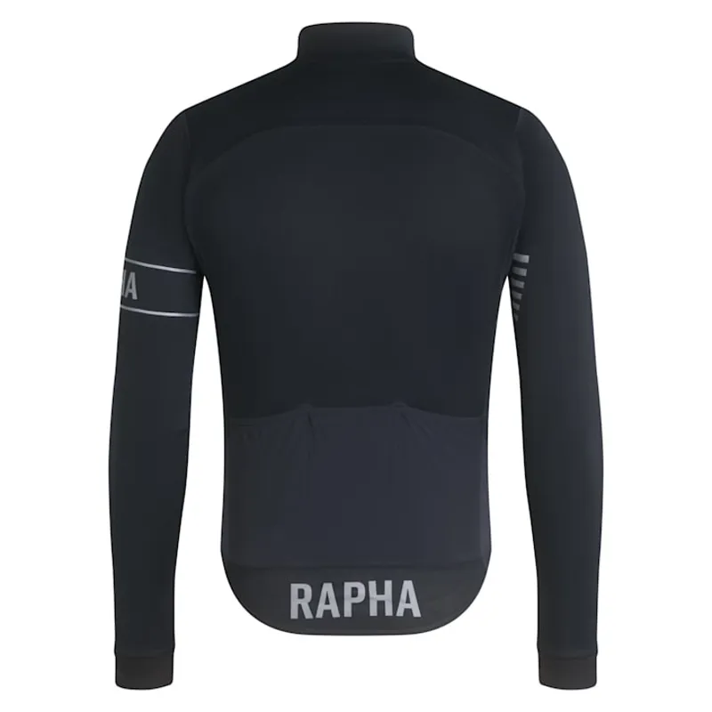 Rapha Men's Pro Team Long Sleeve Windstopper Jersey - Black/Black-1