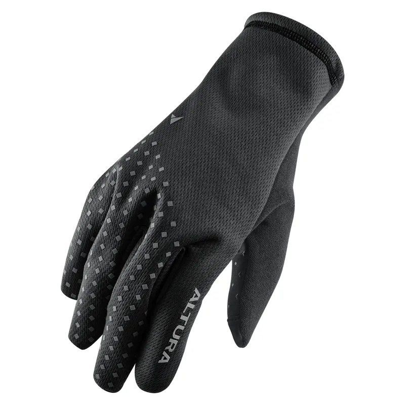 Altura Fleece Windproof Nightvision Gloves in Black