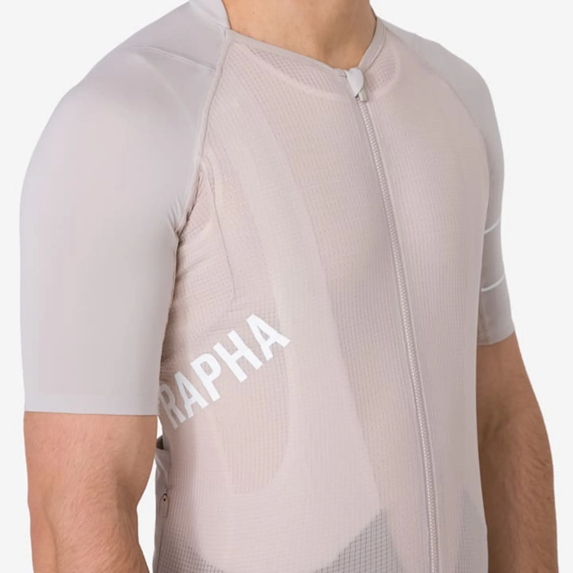 Rapha Pro Team Lightweight Jersey - Silver Gray / White Alyssum
