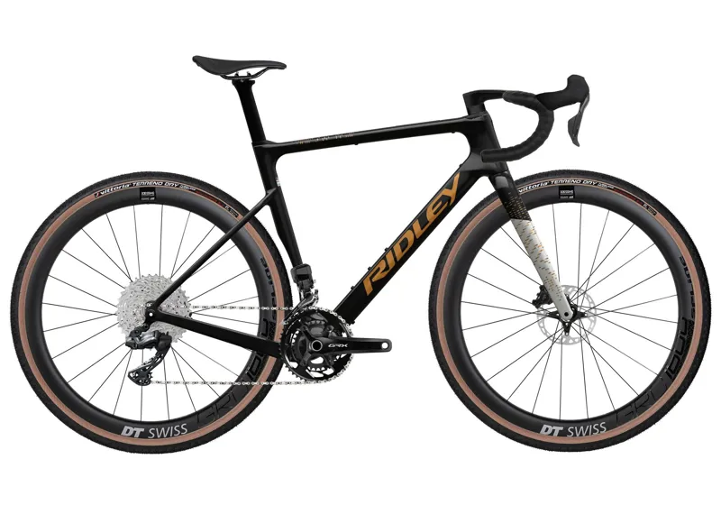 2025 Ridley Astr RS GRX800 DI2 - Gravel Bike -  Carbon / Silver / Bronze