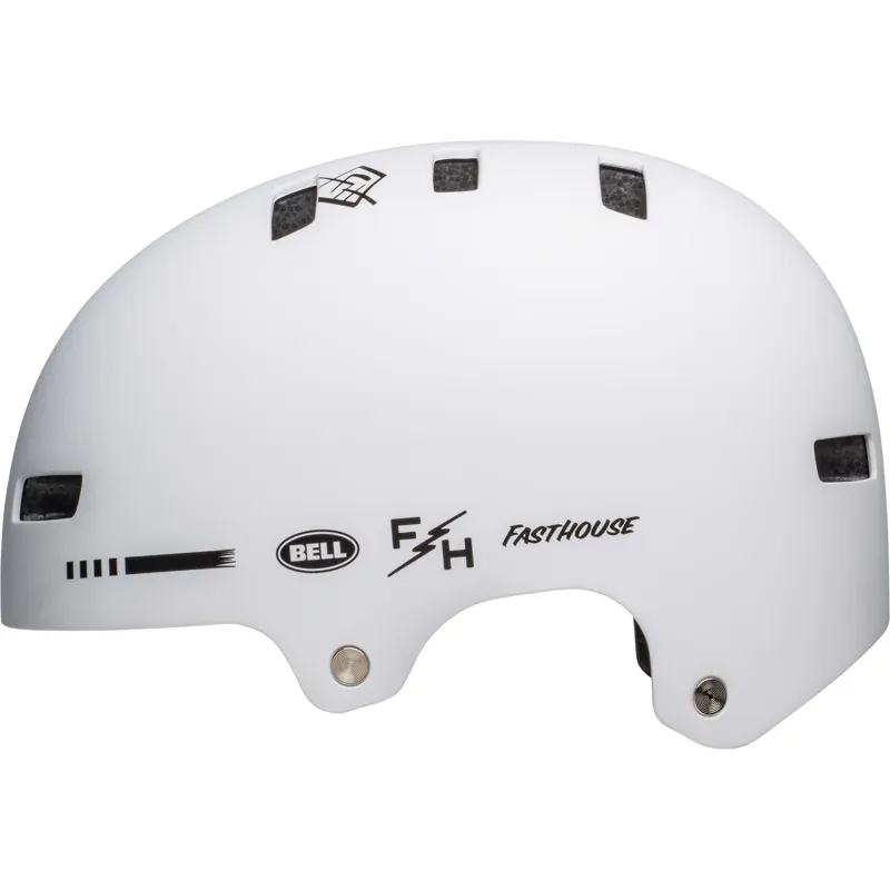 Bell Local Bmx Skate Helmet in Matt White
