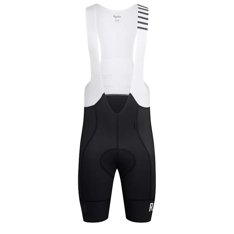 Rapha Pro Team Bib Shorts - Regular - Black / White