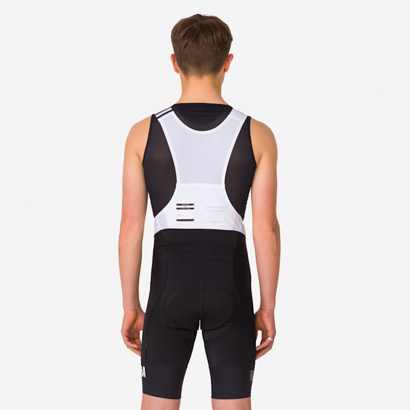 Rapha Pro Team Bib Shorts - Regular - Black / White-3