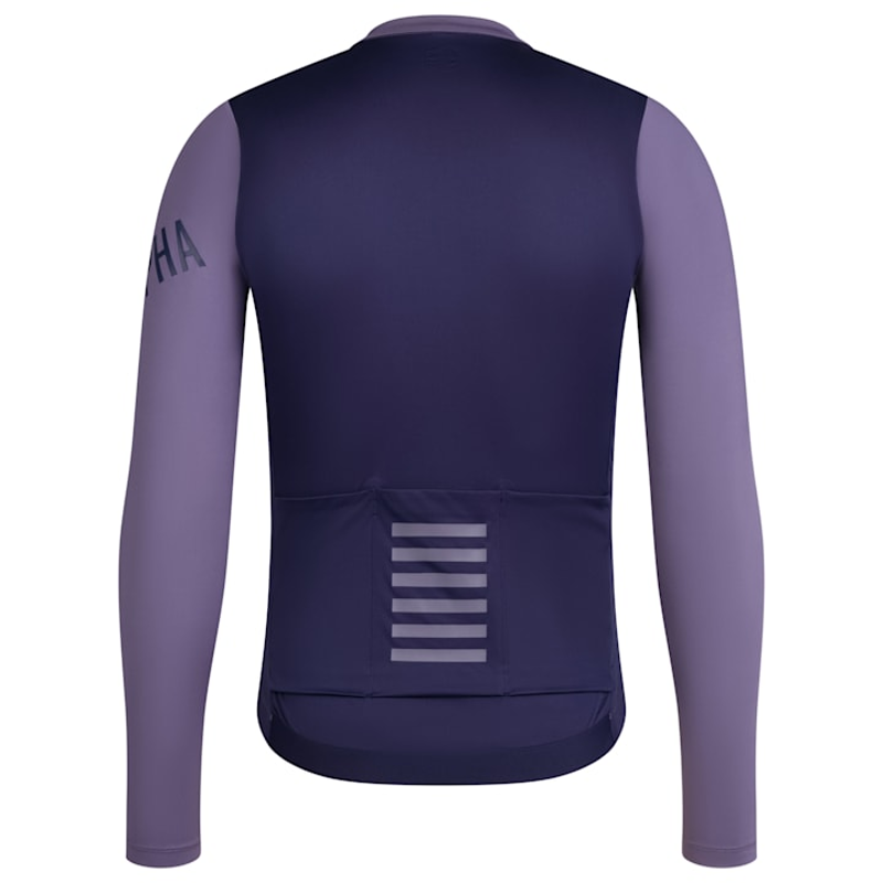 Rapha Pro Team Long Sleeve Jersey - Cadet / Eclipse / Iris Bloom-1