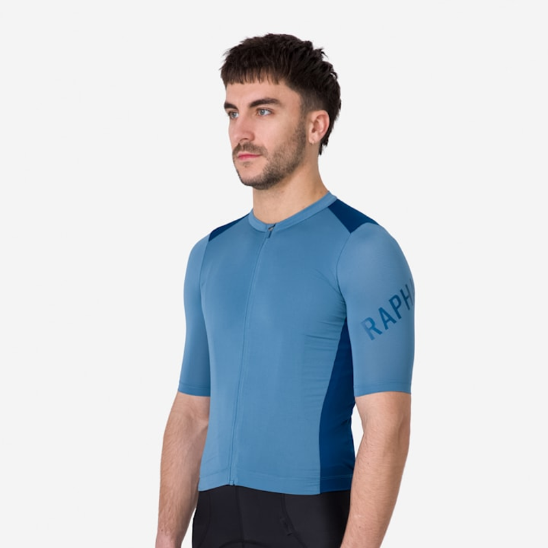 Rapha Pro Team Jersey - Dusted Blue / Jewelled Blue-3