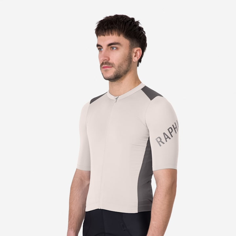 Rapha Pro Team Jersey - Silver Gray / Rum Raisin-3