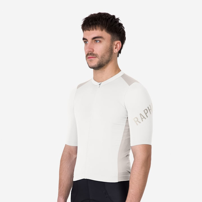 Rapha Pro Team Jersey - White Alyssum / Silver Gray-3