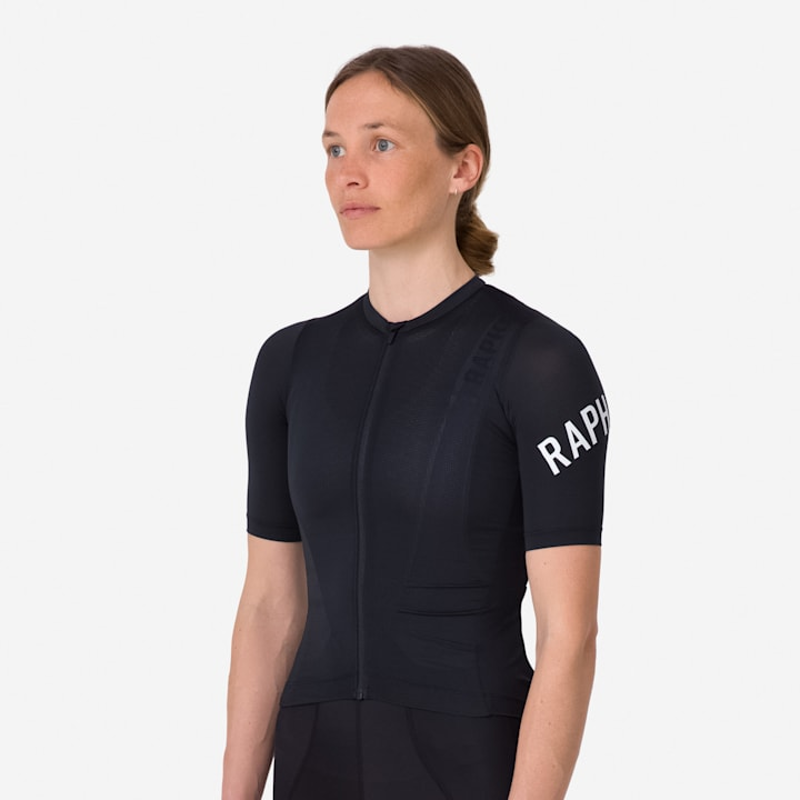 Rapha Women's Pro Team Jersey - Black / Black-3