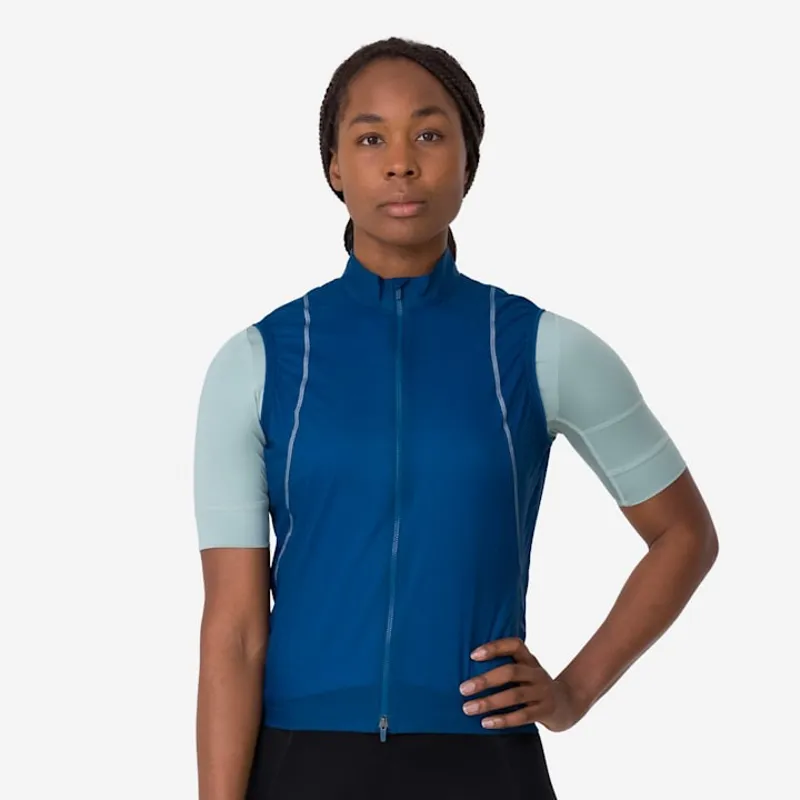 Rapha Women's Wind Gilet - Jewelled Blue/Jewelled Blue-2
