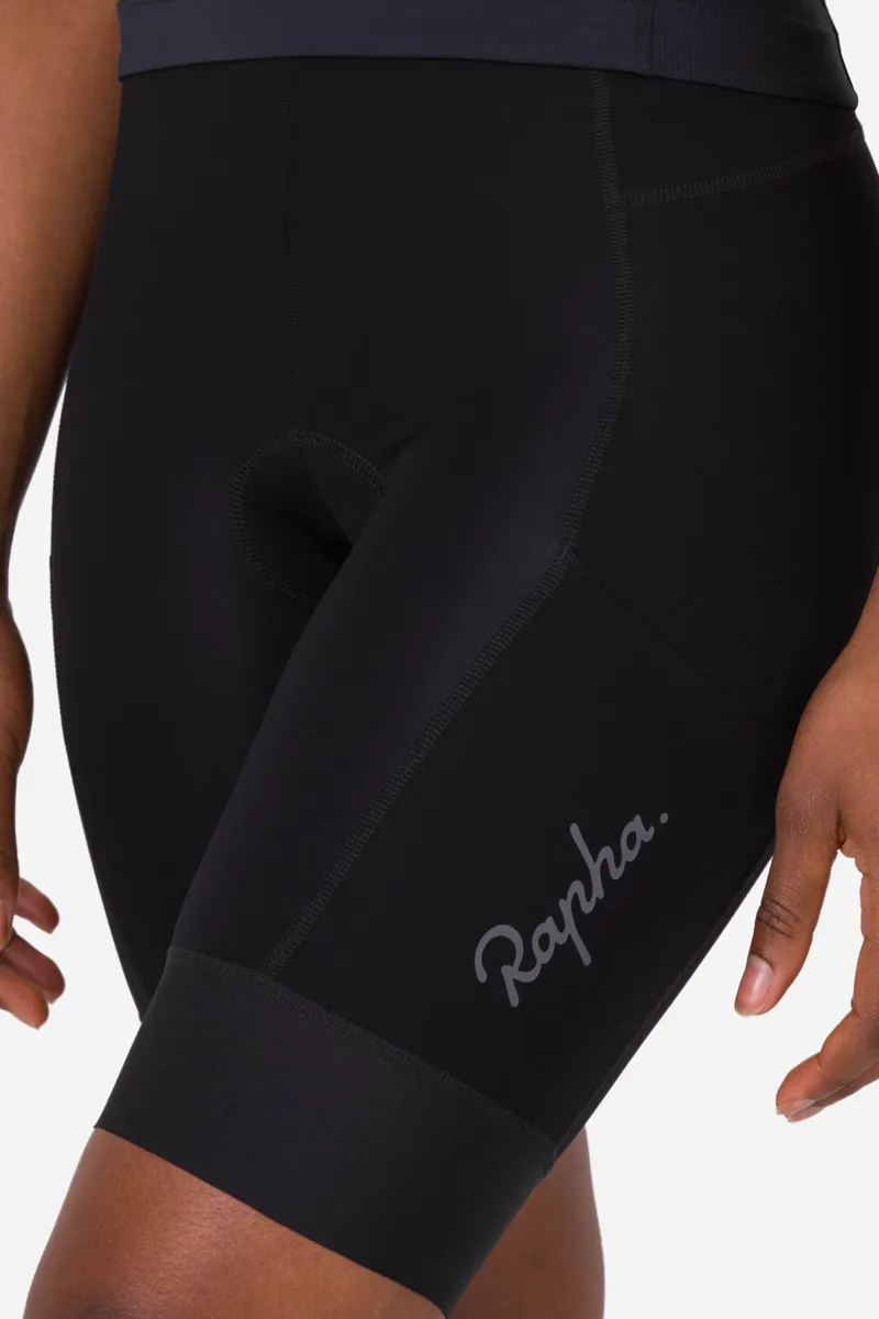 Rapha Women's Regular Cargo Shorts - Black/Black-7