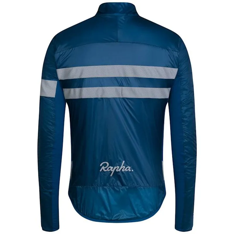 Rapha Men's Brevet Insulated Jacket -Jewelled Blue/Silver Reflective-1