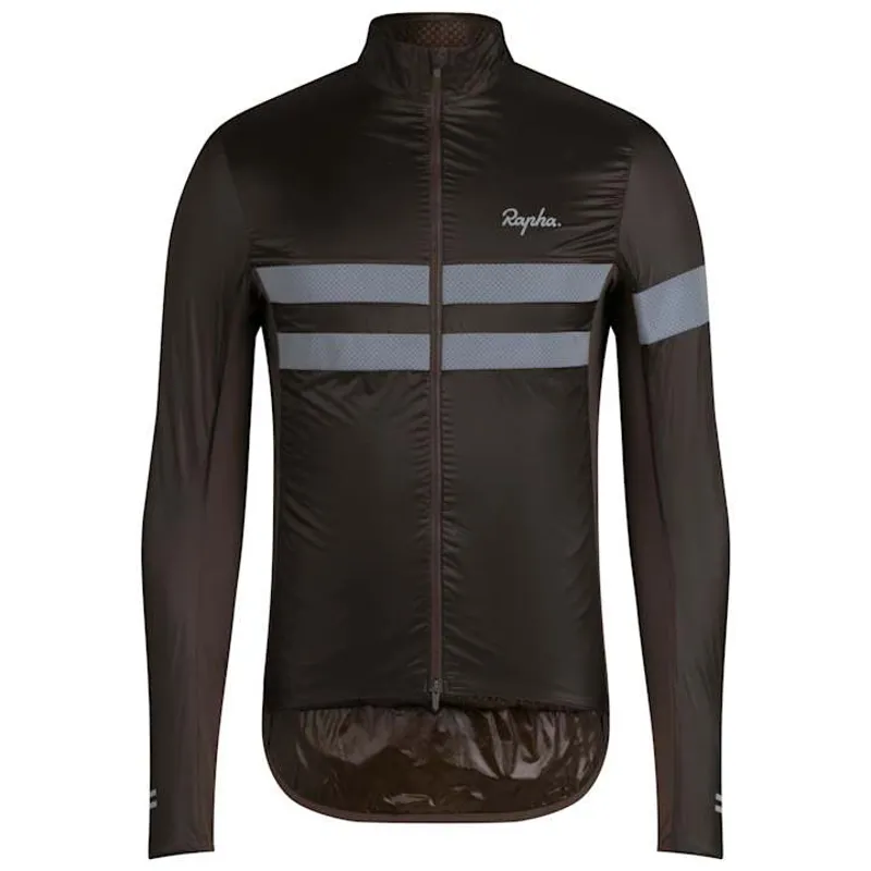 Rapha Men's Brevet Insulated Jacket - Deep Coffee/Silver