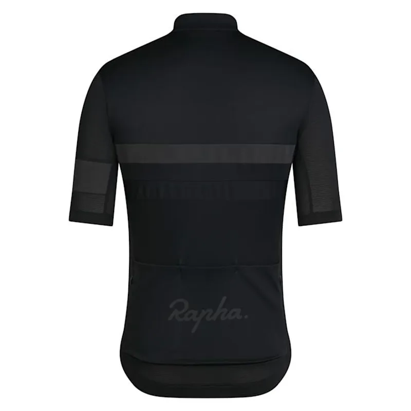 Rapha Men's Brevet Lightweight Jersey - Black/Black