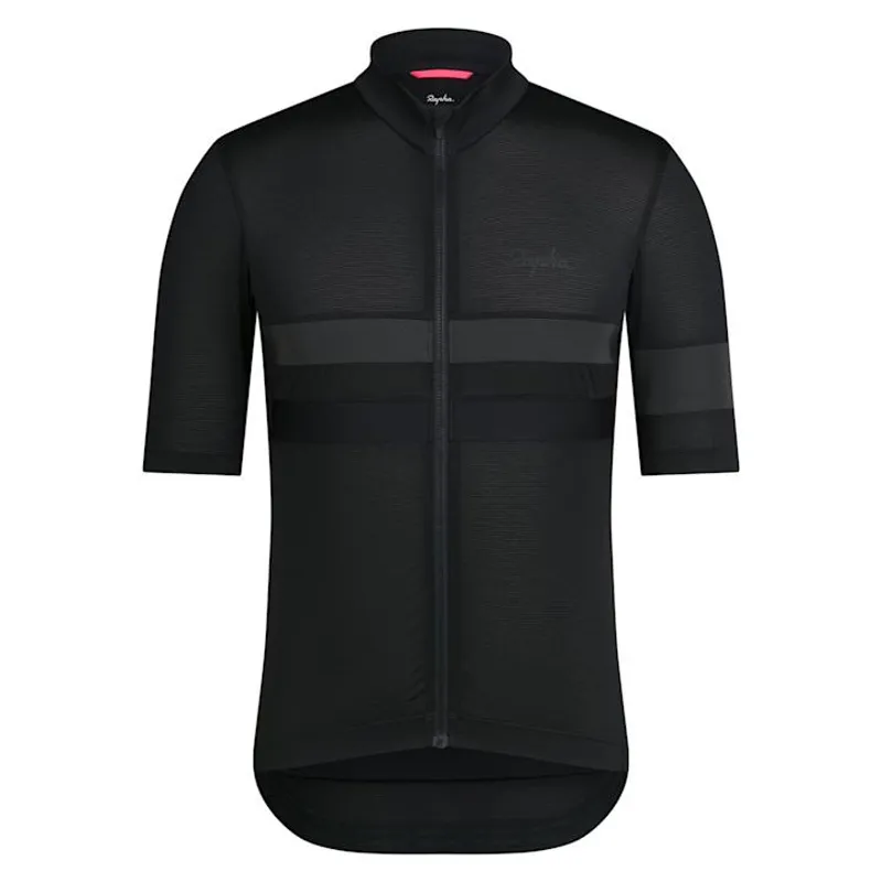 Rapha Men's Brevet Lightweight Jersey - Black/Black-1