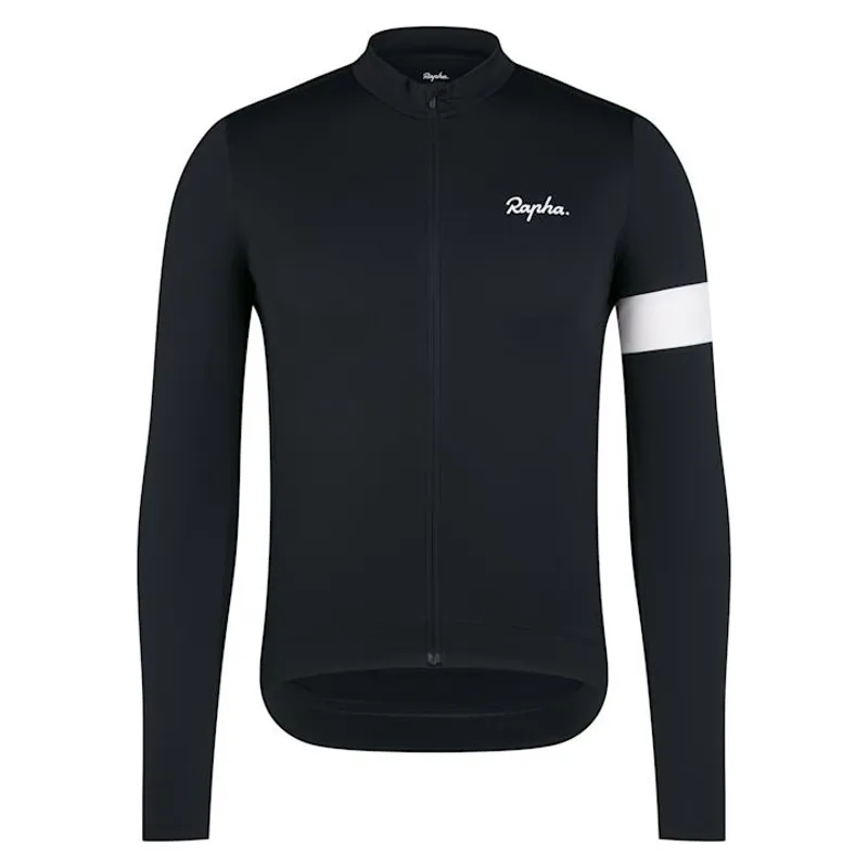 Rapha Men's Core Thermal Long Sleeve Jersey - Black/White