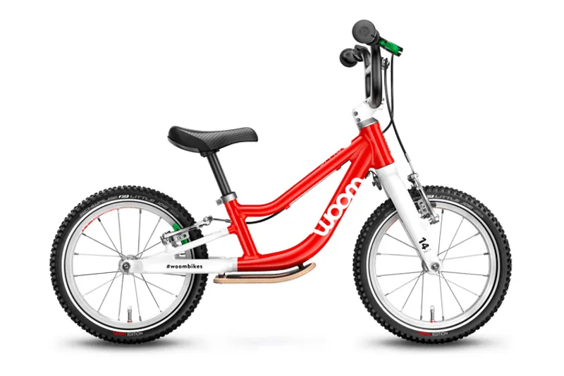 woom ORIGINAL 1 Plus - 14inch Lightweight Balance Bike - Red