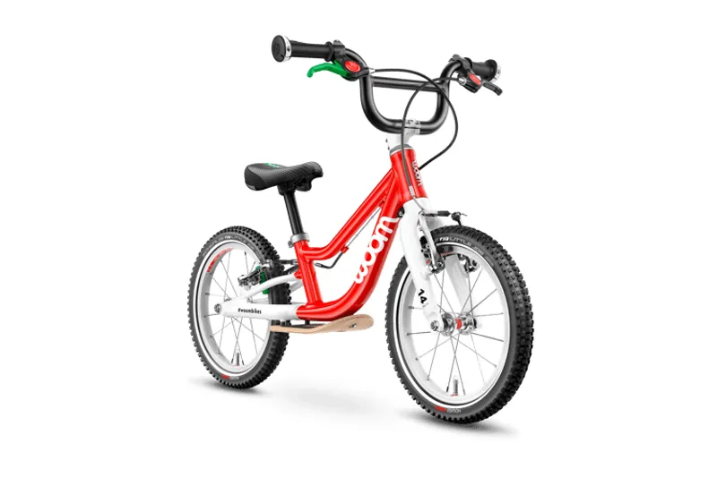 woom ORIGINAL 1 Plus - 14inch Lightweight Balance Bike - Red-1