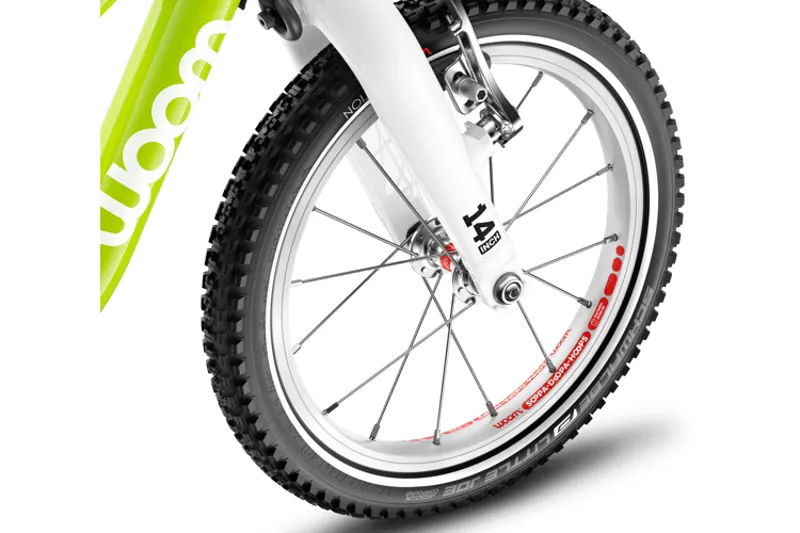 woom ORIGINAL 1 Plus - 14inch Lightweight Balance Bike - LIzard Lime-6