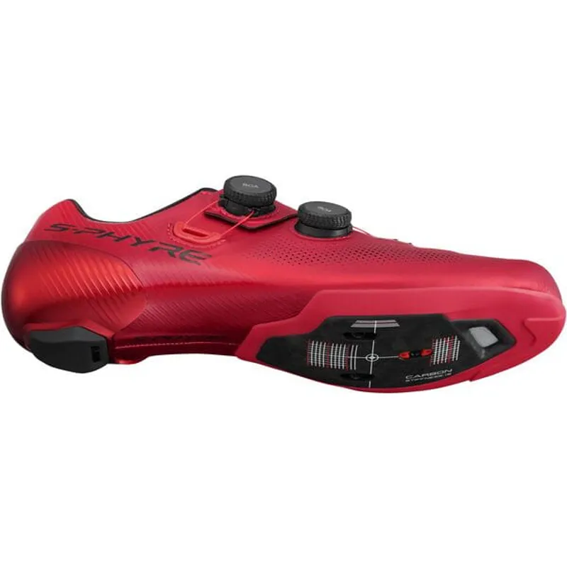 Shimano S-Phyre RC9 - 3bolt Road Cycling Shoes - Red-3