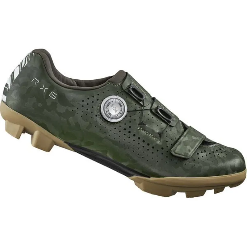 Shimano RX6 - 2bolt Gravel / Adventure Shoe - Green