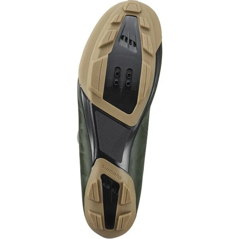 Shimano RX6 - 2bolt Gravel / Adventure Shoe - Green-2