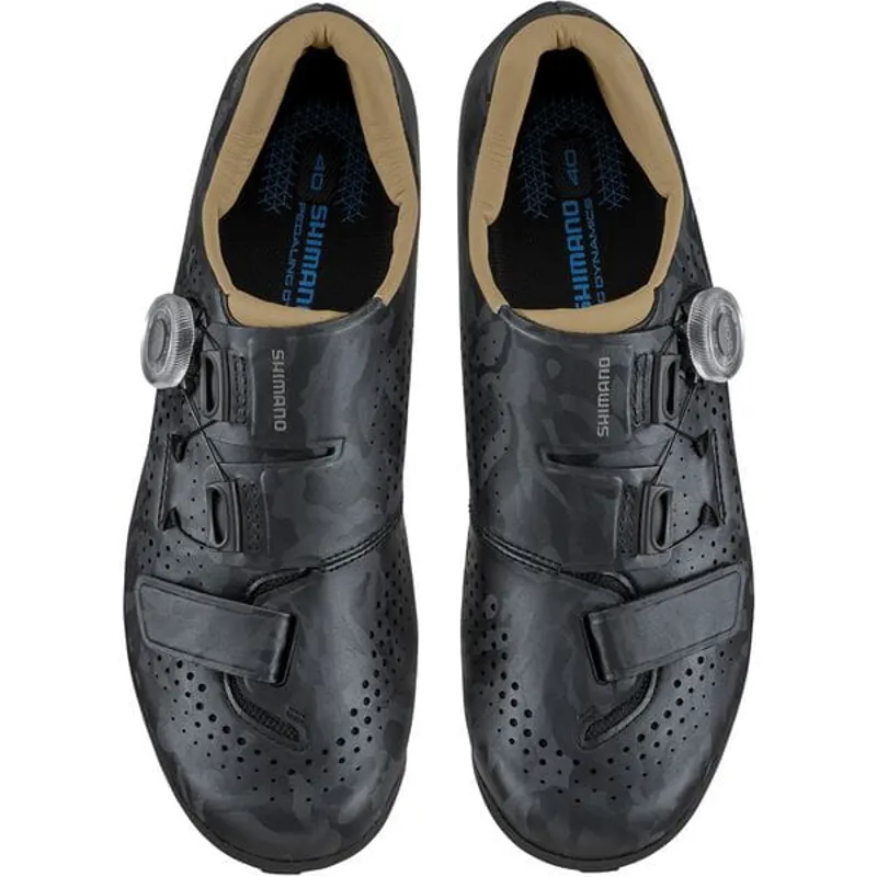 Shimano RX6 - Womens specific 2bolt Gravel / Adventure Shoe - Black-1