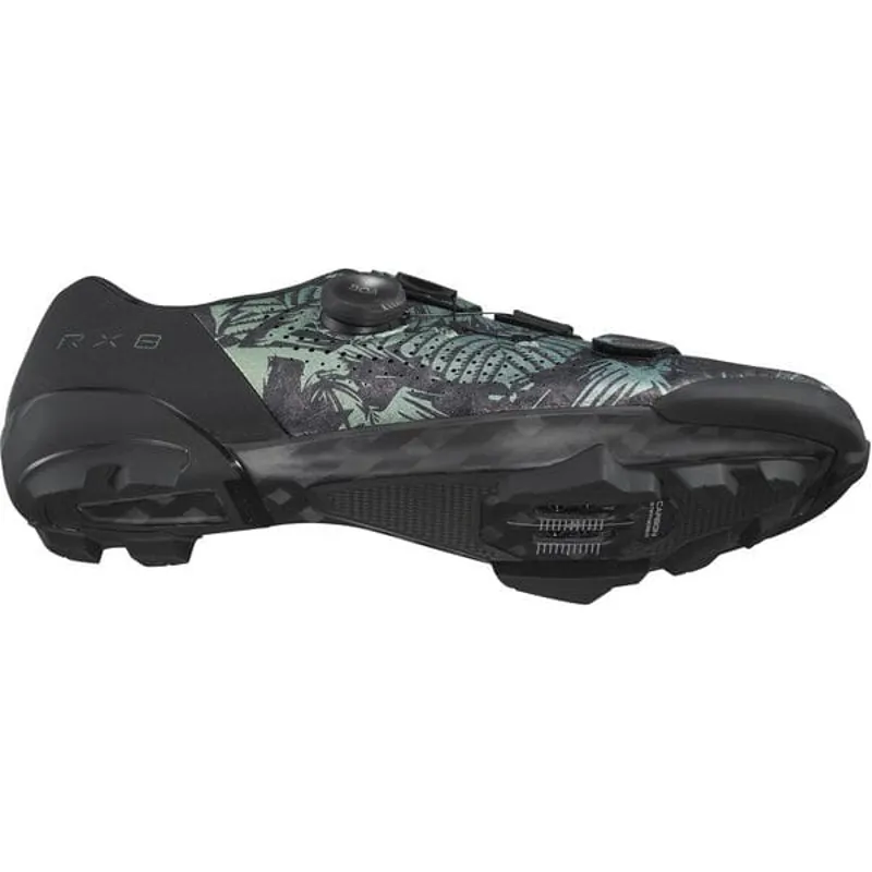 SHIMANO RX8 Shoes Tropical Leaves-3