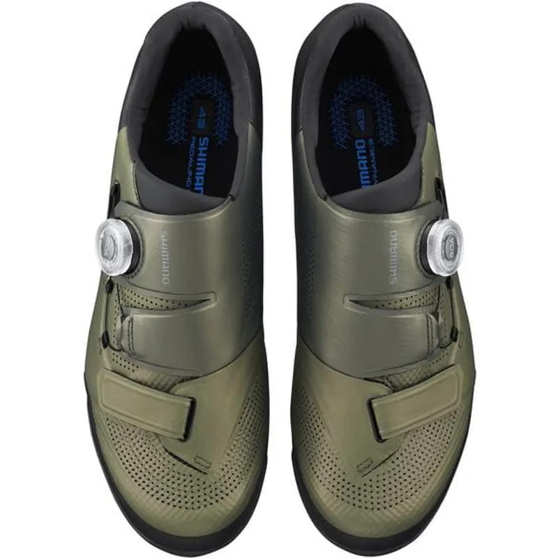 Shimano XC5 - 2bolt Mountain Bike Shoes - Green-1