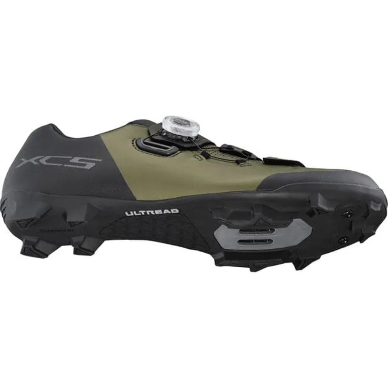 Shimano XC5 - 2bolt Mountain Bike Shoes - Green-3