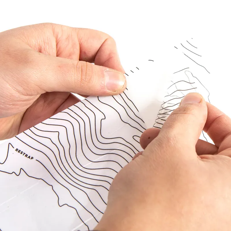 Restrap Bicycle Protection Kit - Black Contour Lines-3