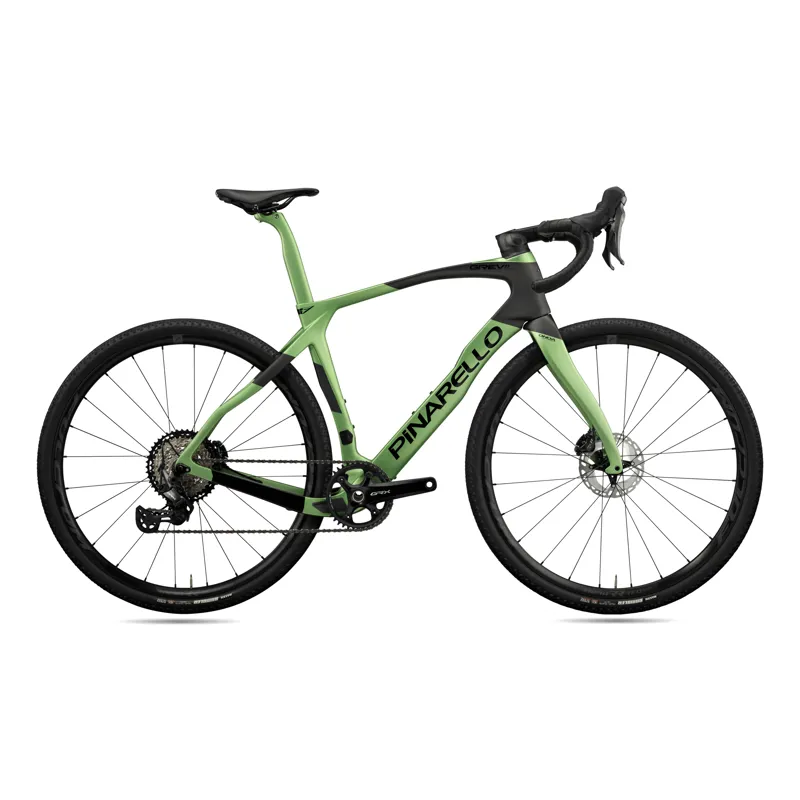 Pinarello Grevil F7 - Shimano GRX820 equipped Gravel Bike - Stone Green