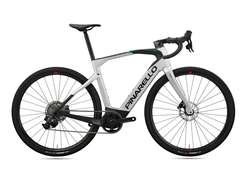 2025 Pinarello Nytro Gravel E5 Disc- Electric Gravel Bike - Saturn Silver