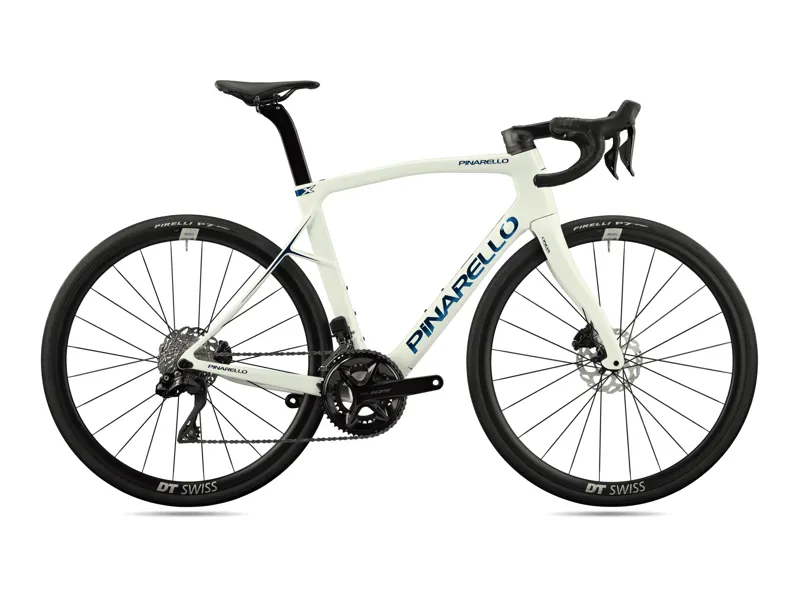 Pinarello X5 Disc - 105 Di2 equipped Endurance Road Bike - Xolo Crystal White