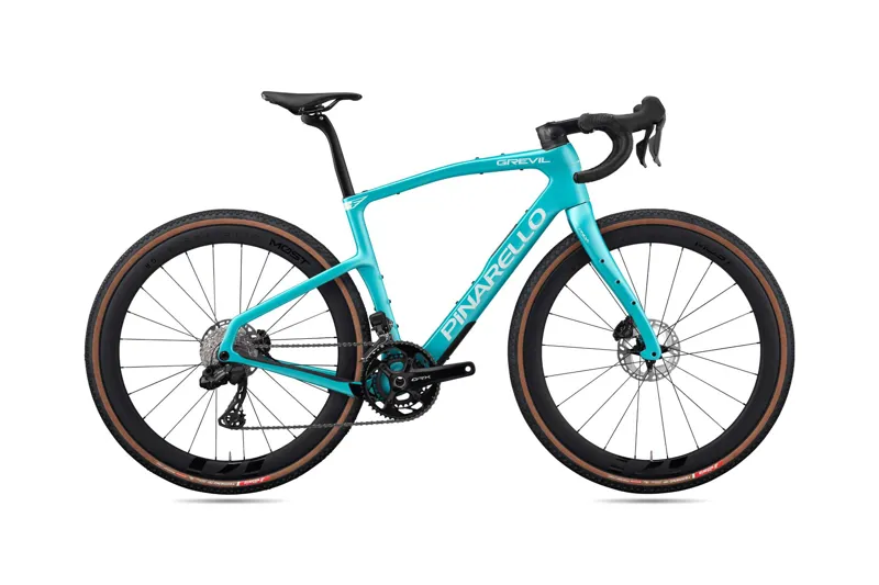 2026 Pinarello Grevil F7 - 1 x 13 SRAM equipped Gravel Bike - Stone Turqoise