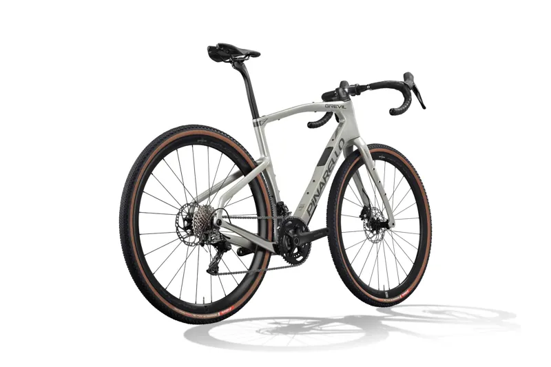 2026 Pinarello Grevil F1 - 2 x 12 GRX equipped Gravel Bike - Comet Silver Shiny-1