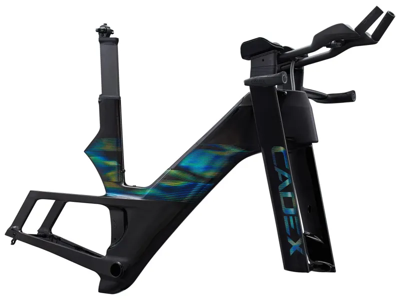 2023 Cadex Tri Frameset - Aurora Hologram 